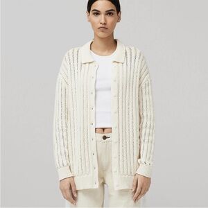 Rag and Bone ivory Adrienne cardigan sweater size small